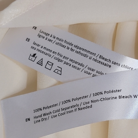 Band Of The Free Cash Top In Ivory Long Sleeve V-neck Top Size Medium - Picture 8 of 10